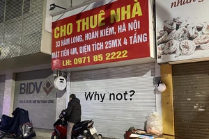 Mặt bằng cho thuê khu sầm uất cũng ...ế ẩm dịp giáp Tết