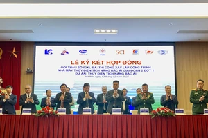 Ký gói thầu gần 4.400 tỉ đồng xây dựng Thủy điện tích năng Bác Ái