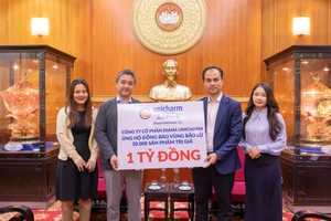 Một doanh nghiệp Nhật Bản tặng 30.000 sản phẩm thiết yếu cho phụ nữ, trẻ em bị ảnh hưởng mưa lũ