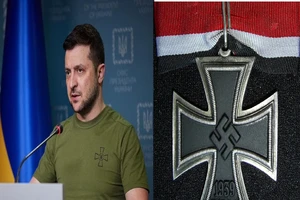 Thực hư chuyện ông Zelensky mặc áo có biểu tượng của phát xít Đức