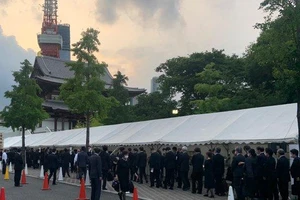 ẢNH, VIDEO: Lễ cầu siêu cho cố Thủ tướng Nhật Shinzo Abe