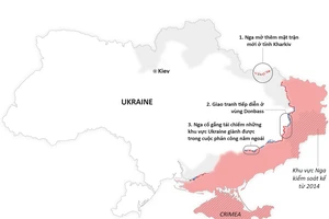 3 mặt trận khốc liệt nhất chiến trường Ukraine 
