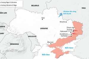 Bản đồ: 'Chìa khóa' trong cuộc chiến của Nga ở miền đông Ukraine