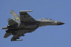 Tiêm kích Shenyang J-11 của quân đội Trung Quốc. Ảnh: US AIR FORCE