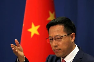 Phát ngôn viên Bộ Ngoại giao Trung Quốc Triệu Lập Kiên. Ảnh: REUTERS