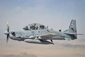 Cường kích A-29 Super Tucano do Brazil sản xuất. Ảnh: US AIR FORCE