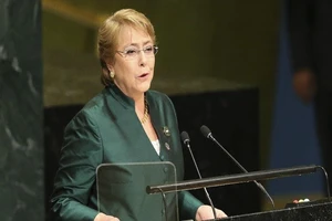 Người đứng đầu cơ quan nhân quyền Liên Hợp Quốc (LHQ) Michelle Bachelet. Ảnh: AP