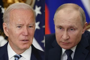Tổng thống Mỹ Joe Biden (trái) và người đồng cấp Nga Vladimir Putin. Ảnh: AFP