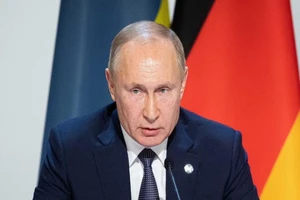Tổng thống Nga Vladimir Putin. Ảnh: BLOOMBERG
