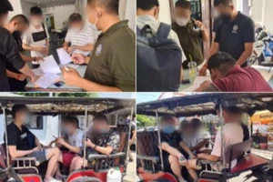 Nạn nhân bị lừa đi xuất khẩu lao động ở Campuchia. Ảnh: BERNAMA