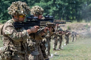 Lính Anh tại các đơn vị huấn luyện. Ảnh: BRITISH ARMY