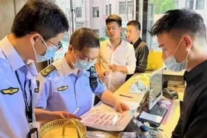 Salon tóc đã bị yêu cầu đóng cửa trong thời gian điều tra. Ảnh: BAIDU