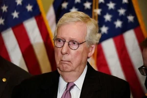 Lãnh đạo phe thiểu số Cộng hòa tại Thượng viện Mitch McConnell. Ảnh: REUTERS