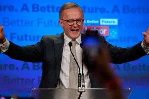 Ông Anthony Albanese, lãnh đạo Công đảng sẽ là thủ tướng mới của Úc. Ảnh: AP