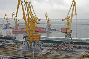 Cảng Odesa của Ukraine. Ảnh: TÂN HOA XÃ