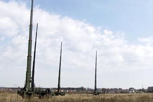 Các hệ thống tác chiến điện tử Palantin-K EW của Nga trong một cuộc diễn tập ở vùng Voronezh, Nga hồi năm 2021. Ảnh: BỘ QUỐC PHÒNG NGA