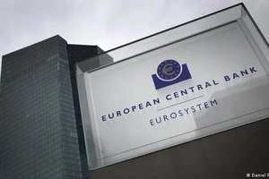 Trụ sở Ngân hàng Trung ương châu Âu (ECB) tại TP Frankfurt, Đức. Ảnh: AFP