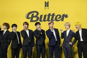 Các thành viên BTS. Ảnh: AP