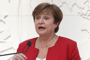 Giám đốc Điều hành Quỹ Tiền tệ Quốc tế (IMF) - bà Kristalina Georgieva. Ảnh: TÂN HOA XÃ