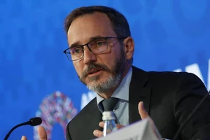 Ông Pierre-Olivier Gourinchas - nhà kinh tế trưởng của IMF. Ảnh: BLOOMBERG
