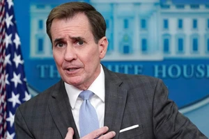 Phát ngôn viên Hội đồng An ninh Quốc gia Nhà Trắng John Kirby. Ảnh: AP