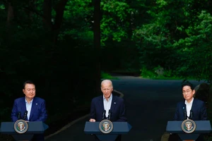 Thượng đỉnh Mỹ-Nhật-Hàn: 3 lãnh đạo phản đối Trung Quốc hung hăng ở Biển Đông