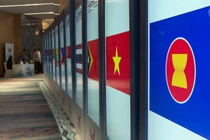 Cờ của Hiệp hội Các quốc gia Đông Nam Á (ASEAN) và quốc kỳ các nước thành viên. Ảnh: CHANNEL NEWS ASIA