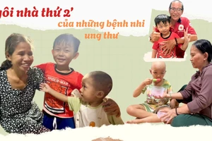 'Ngôi nhà thứ hai' ấm áp của những bệnh nhi ung thư