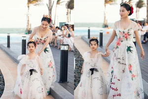 Ái nữ của bà Phạm Kim Dung lần đầu diễn thời trang