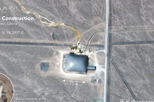 Ảnh vệ tinh: Trung Quốc có thể đang xây hơn 100 hầm chứa tên lửa ở sa mạc. Ảnh: PLANET LABS/MIIS