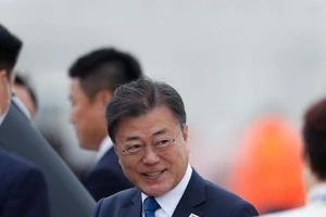 Tổng thống Hàn Quốc Moon Jae-in. Ảnh: REUTERS