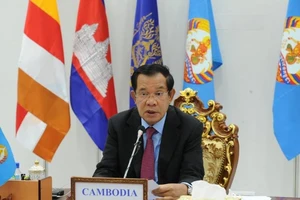 Ông Hun Sen nêu cách tiếp cận của Campuchia cho năm Chủ tịch ASEAN 2022. Ảnh: PHNOMPENH POST 