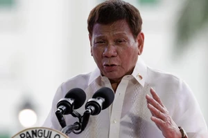 Tổng thống Philippines Rodrigo Duterte đồng ý tranh cử chức Phó Tổng thống. Ảnh: AP