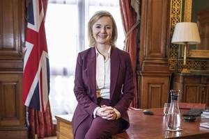 Ngoại trưởng Anh Liz Truss. Ảnh: JACK HILL / THE SUNDAY TIMES