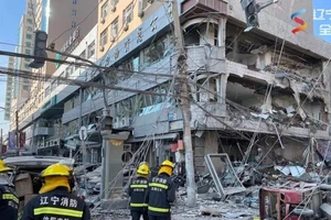 Nổ tại Thẩm Dương, Trung Quốc: Ít nhất 33 người bị thương, nhiều ô tô hư hại. Ảnh: SCMP