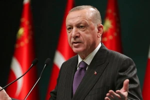 Tổng thống Thổ Nhĩ Kỳ Recep Tayyip Erdogan. Ảnh: AP