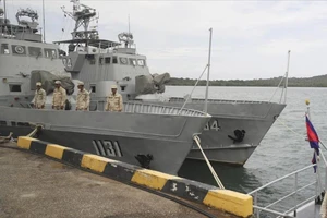 Quân cảng Ream. Ảnh: AP