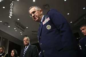 Tướng John Hyten - phó chủ tịch Hội đồng Tham mưu trưởng Liên quân Mỹ. Ảnh: AXIOS