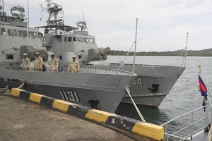 Căn cứ hải quân Ream. Ảnh: AP