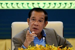 Thủ tướng Campuchia Hun Sen. Ảnh: AFP