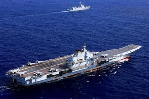 Tàu sân bay Sơn Đông của Trung Quốc. Ảnh: NATIONAL INTEREST