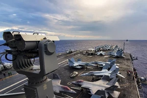 Tàu sân bay USS Carl Vinson của Mỹ. Ảnh: USINDOPACOM