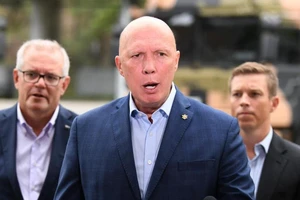 Bộ trưởng Quốc phòng Úc – ông Peter Dutton. Ảnh: NCA NEWSWIRE