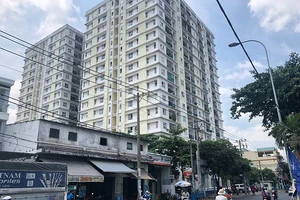 Chung cư Khang Gia Tân Hương (TP.HCM) từng xảy ra tranh chấp kéo dài vì quỹ bảo trì. Ảnh: QUANG HUY 