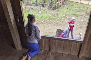 Một hộ khó khăn ở huyện Hướng Hóa, Quảng Trị vừa được bạn đọc báo Pháp Luật TP.HCM hỗ trợ xây nhà. Ảnh: NGUYỄN DO