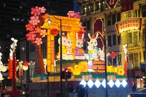 Không khí tối ngày 28 tết ở khu phố người Hoa tại Singapore 