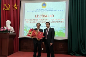 TAND Cấp cao tại TP.HCM có tân chánh tòa Gia đình và Người chưa thành niên