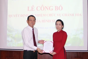 TAND Cấp cao tại TP.HCM có tân chánh toà Hình sự