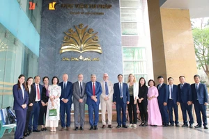 Đoàn Thừa phát lại và Đấu giá Pháp làm việc tại Học viện Tư pháp cơ sở TP.HCM