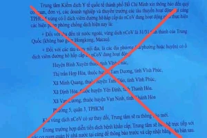 TP.HCM hủy công văn cập nhật vùng dịch COVID-19